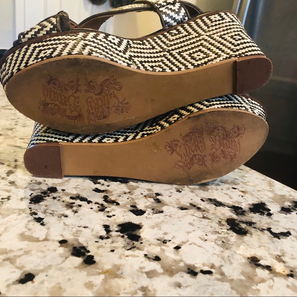 Lucky Brand Koko Woven Slingback Platform Sandals - Picture 7 of 8